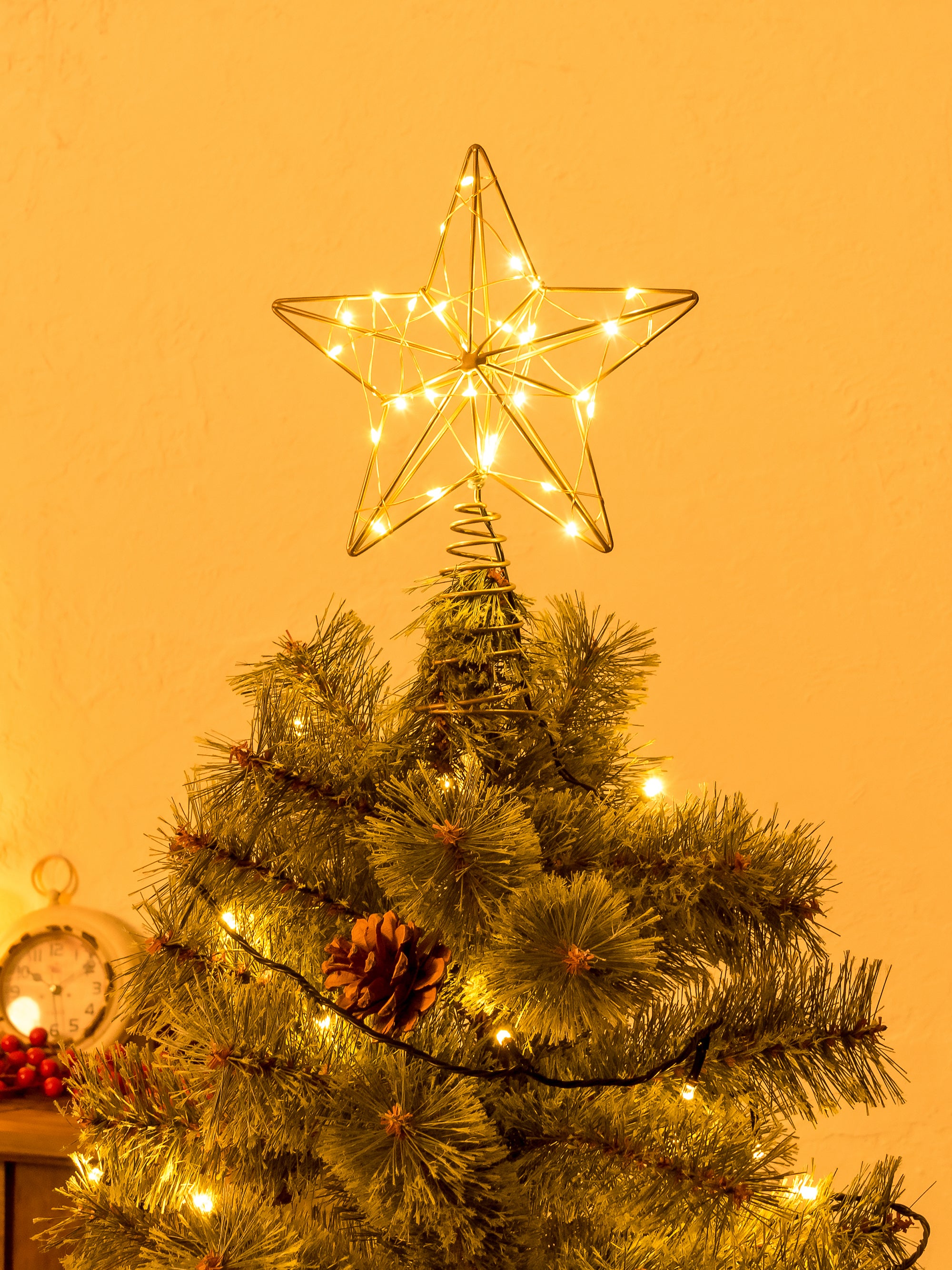 トップスター イルミネーション 160LED【10m】柊 – alsace_tree