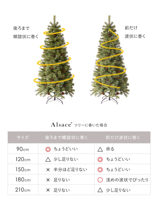 ブランチ イルミネーション 385LED【5m】柊