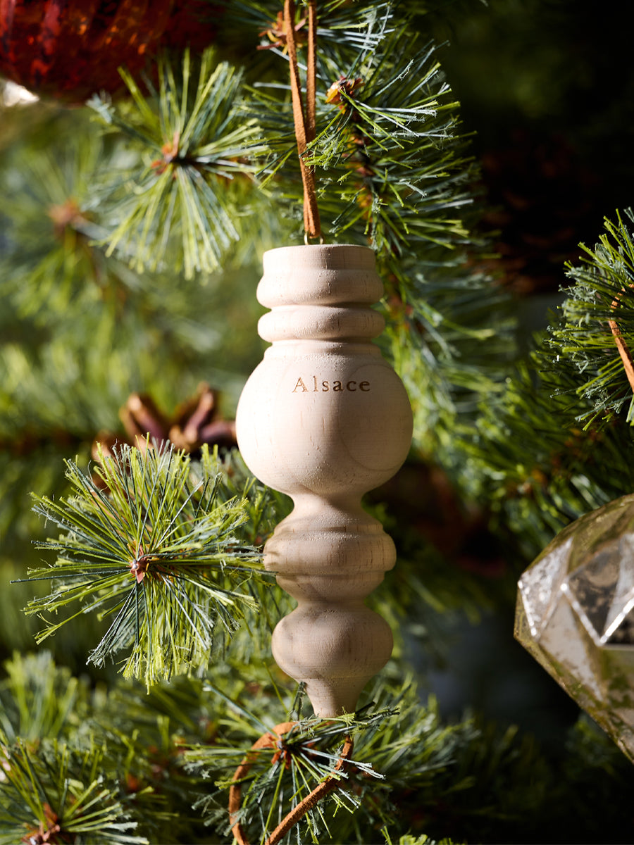 グラース オーナメント【NatualWood / BrownWood】5p 柊