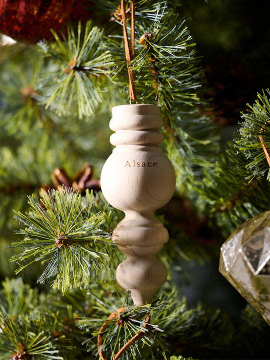 グラース オーナメント【NatualWood / BrownWood】5p 柊