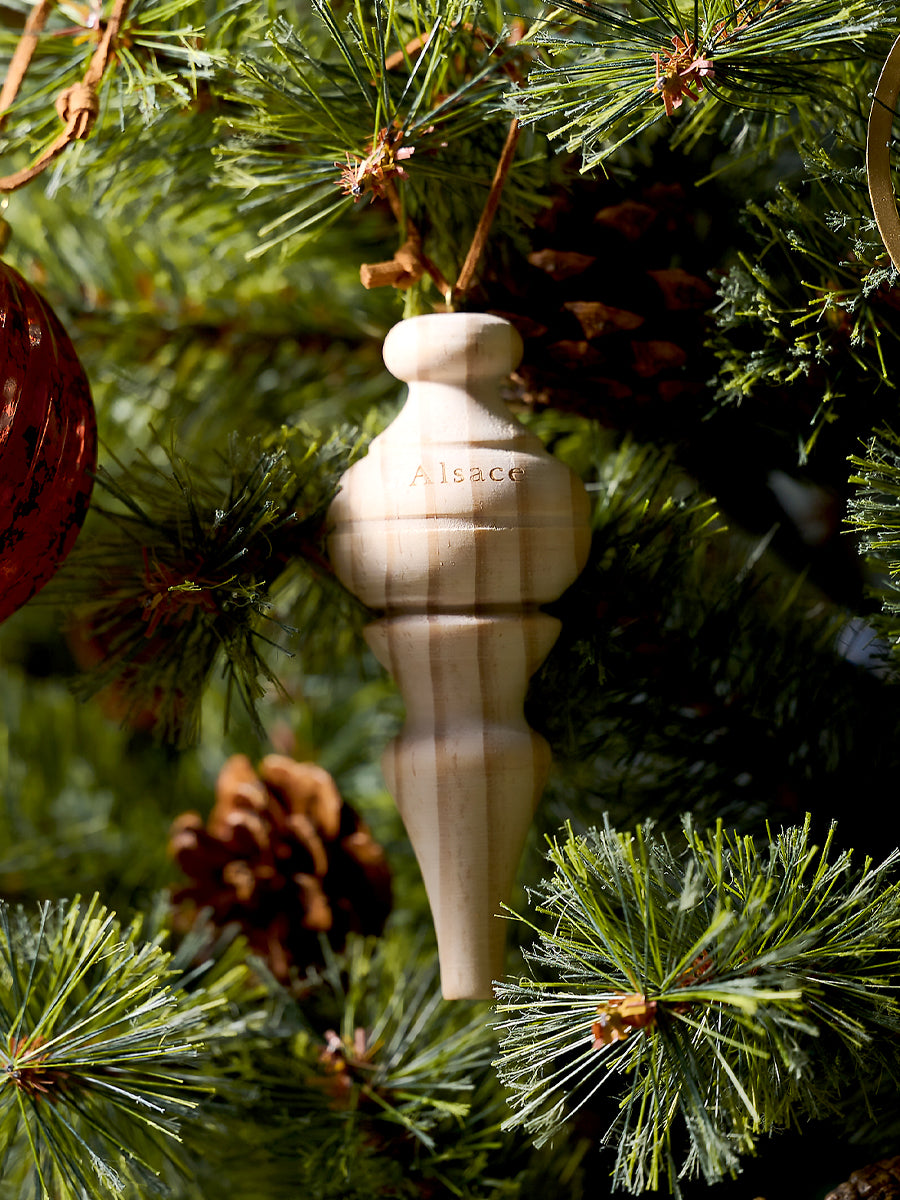 グラース オーナメント【NatualWood / BrownWood】5p 柊