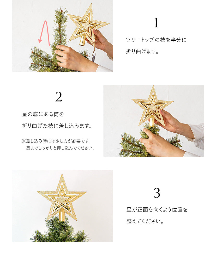 つけ方の手順
