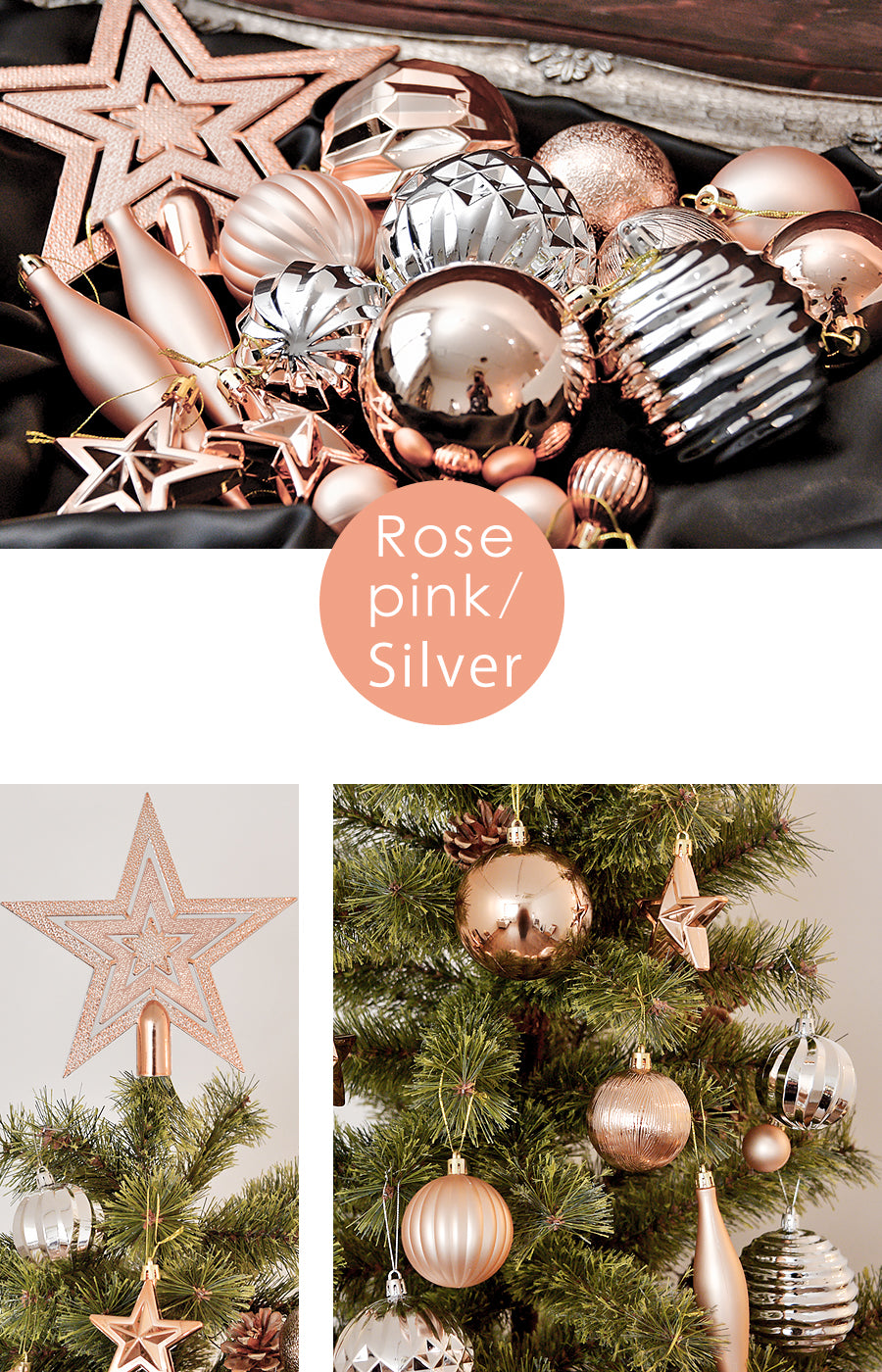 ラメが落ちないオーナメント【65p】柊