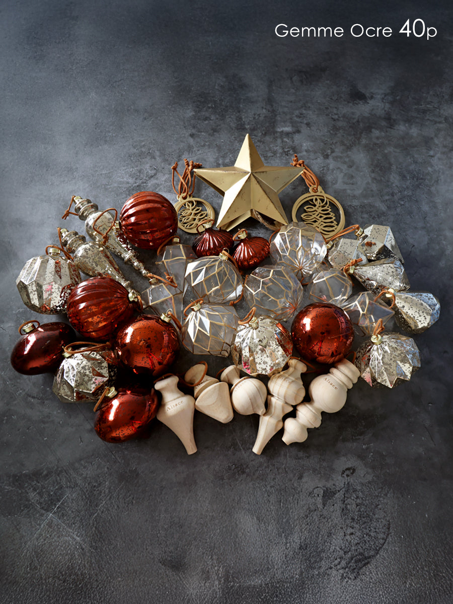 グラース オーナメント【Gemme Ocre】40p 柊