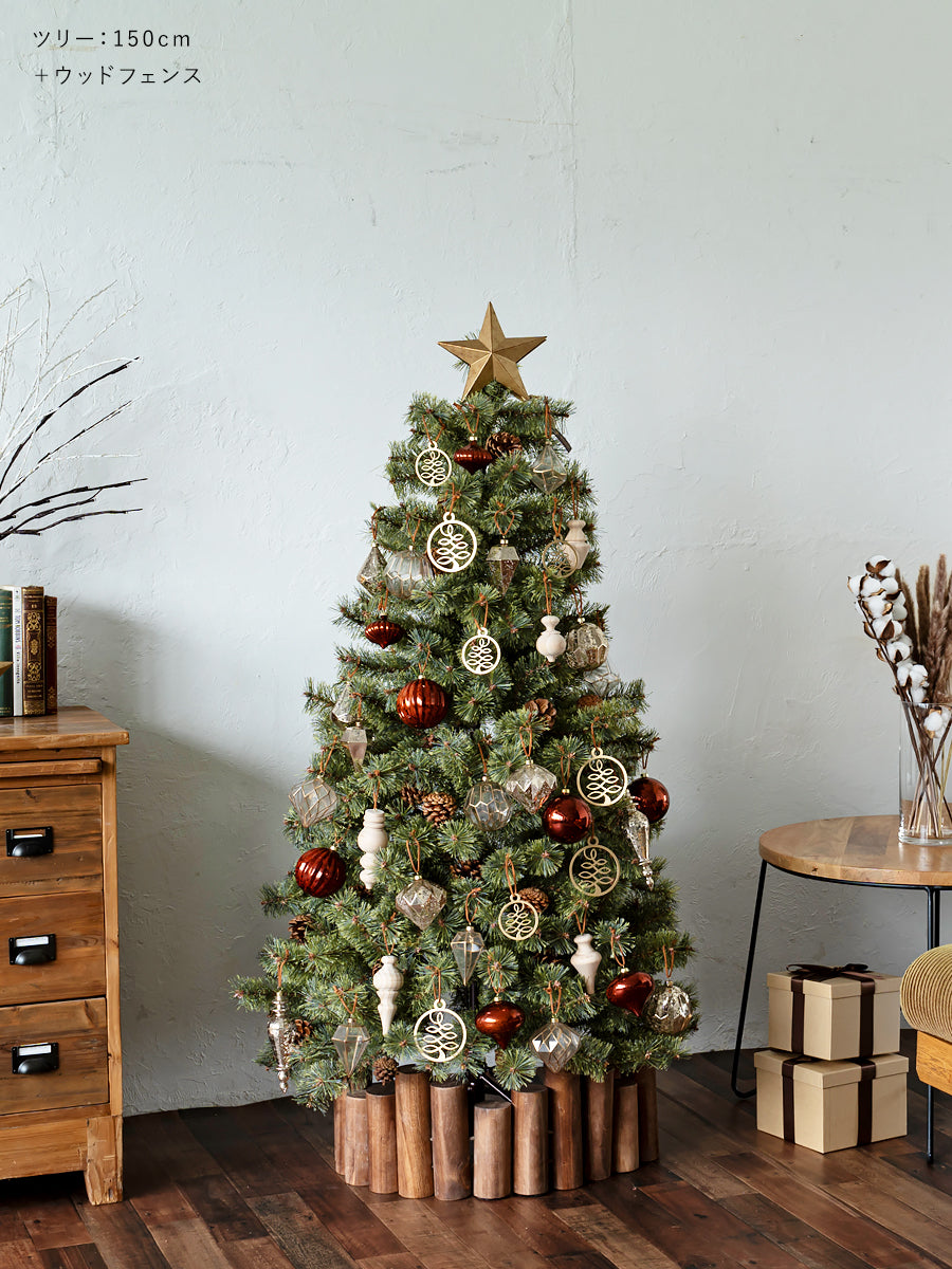 公式 正規品★アルザス クリスマスツリー オーナメント Grace 茶 40p グラース オーナメント【Gemme Ocre】40p 柊 – alsace_tree